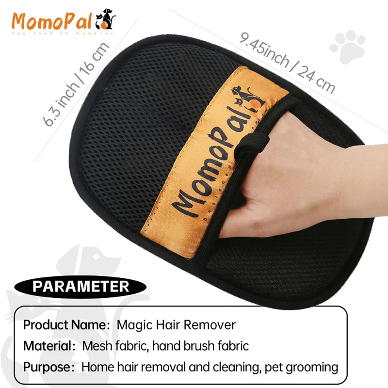 Pet Electrostatic Hair Removal Gloves Dog Cat Hair Removal Brush Gloves Hair Adhesive Gloves Carpet Clothing Hair Cleaning Brush