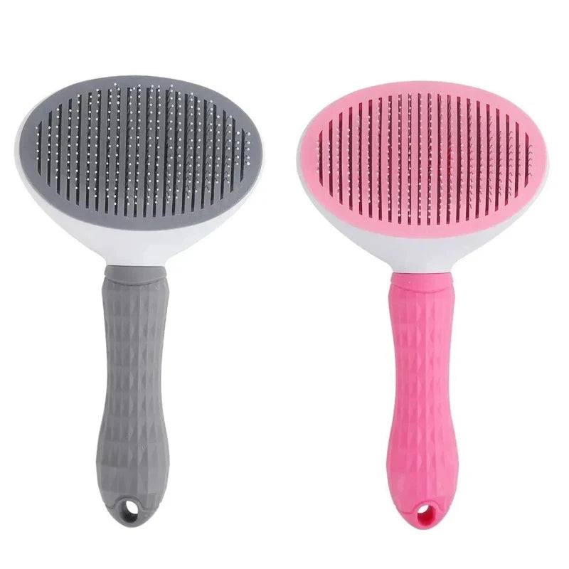 Pet Dog Brush Cat Comb Self Cleaning Pet Hair Remover Brush For Dogs Cats Grooming Tools Pets Dematting Comb Dogs Accessories