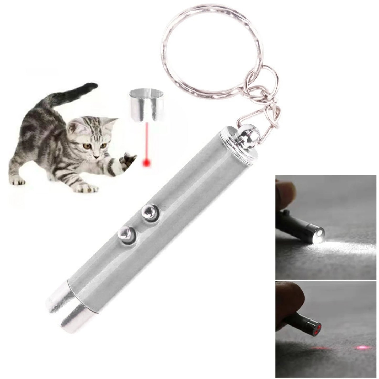 LED Red Point Fancy Cat Funny Laser Pen Cat Teasing Laser Pen