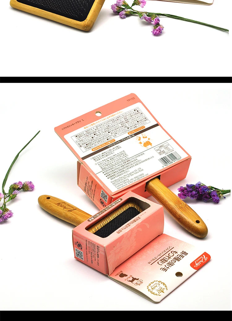 Fenice Dog Cat Comb Brush Needle Open knot brush Pet Hair Brush for Dog Hair Remover Pet Beauty Grooming Tool