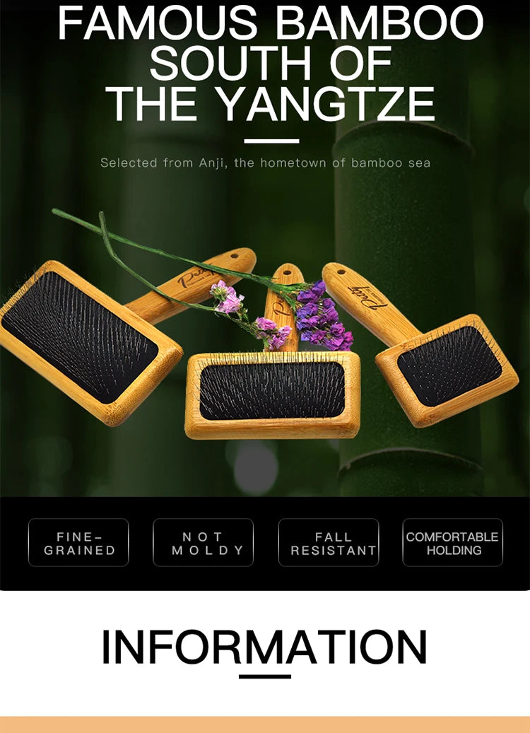 Fenice Dog Cat Comb Brush Needle Open knot brush Pet Hair Brush for Dog Hair Remover Pet Beauty Grooming Tool