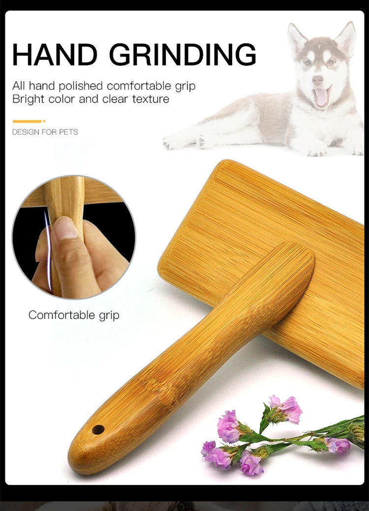 Fenice Dog Cat Comb Brush Needle Open knot brush Pet Hair Brush for Dog Hair Remover Pet Beauty Grooming Tool