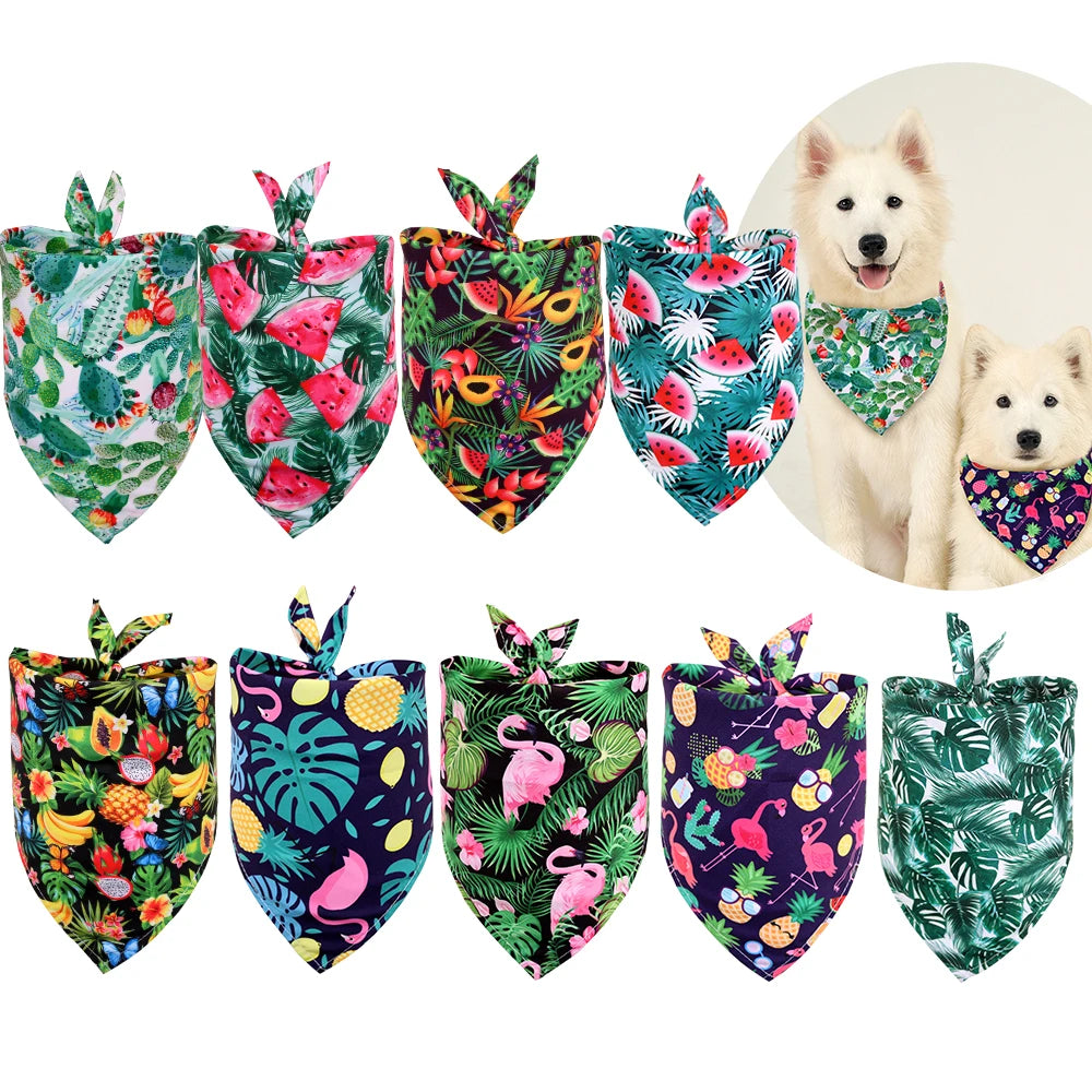 60pcs Dog Bandanas Bulk Wholesale Spring Summer Animals Supplies Dog Items Pet Supplies Pets Free Shipping Big Dog Accessories