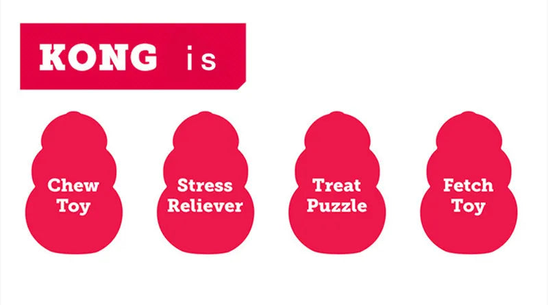 KONG Puppy Natural Teething Rubber Dog Chew Toy with Your Choice of Dog Treat Toy XS-L