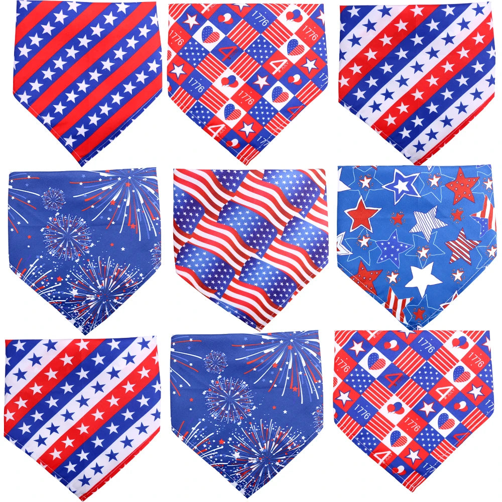 60pcs Dog Bandanas Bulk Wholesale Spring Summer Animals Supplies Dog Items Pet Supplies Pets Free Shipping Big Dog Accessories
