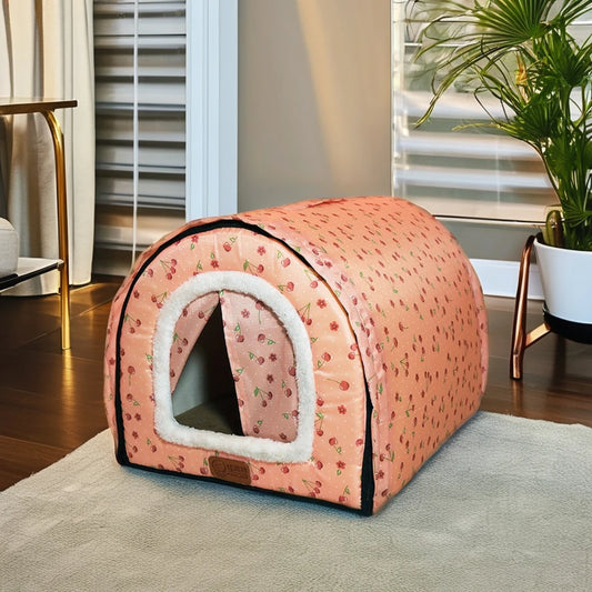 Hot Sale Reinforced Waterproof Pet House Removable Wahable Dog Cat Nest Warm Thicken Plush Pet Bed Cage  House