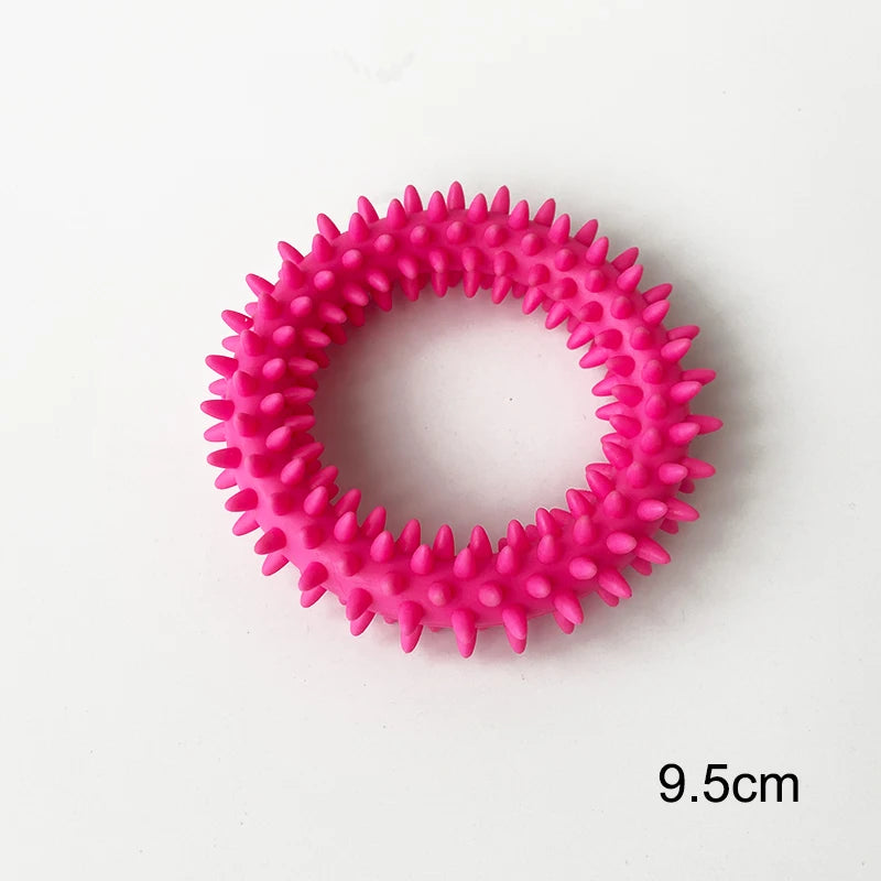 18/27CM Dog Toys for Large Dogs EVA Interactive Training Ring Puller Resistant for Dogs Pet Flying Discs Bite Ring Toy Dog Ring