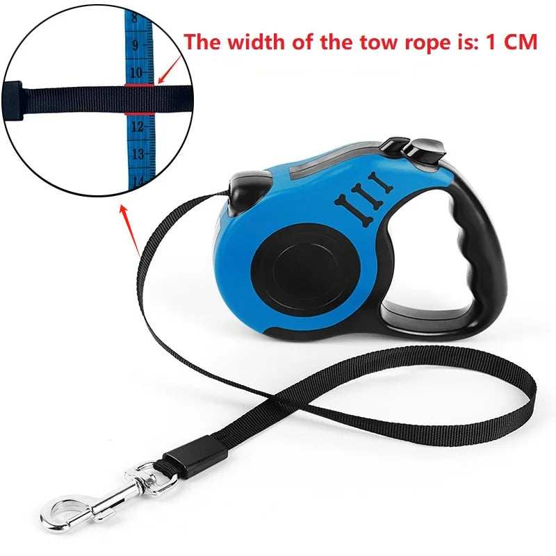 New Leash for Big Dog Retractable Leash 5 Meters Hands Free Small Dog Leash Double Strap for Dogs GXQ12