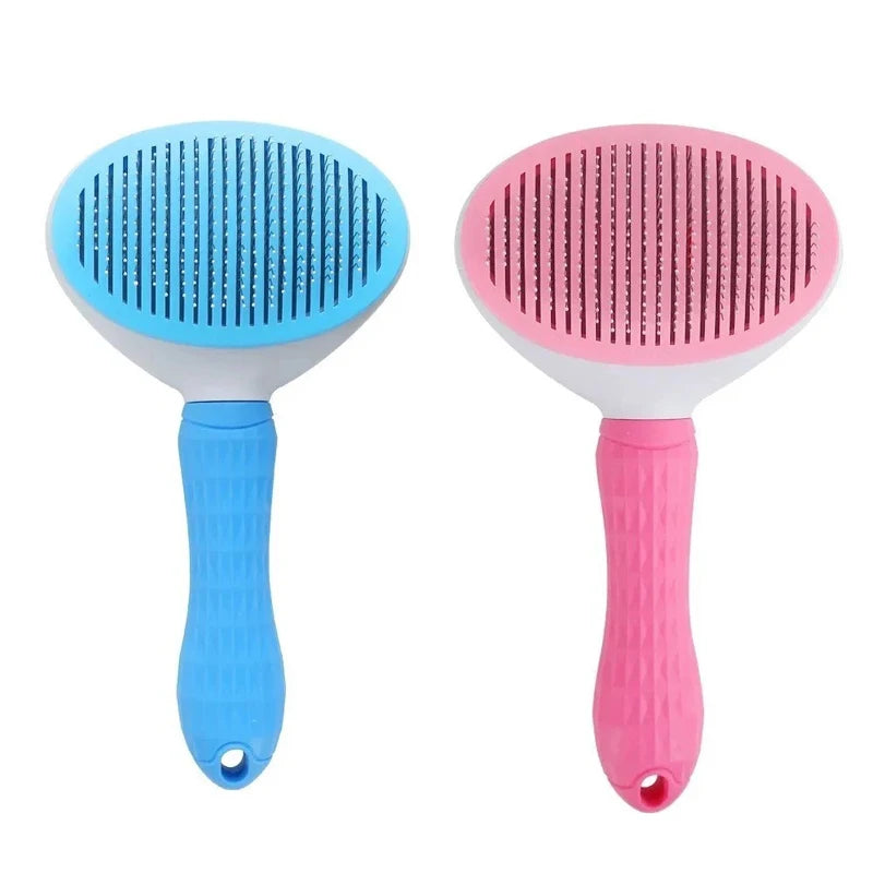 Pet Dog Brush Cat Comb Self Cleaning Pet Hair Remover Brush For Dogs Cats Grooming Tools Pets Dematting Comb Dogs Accessories