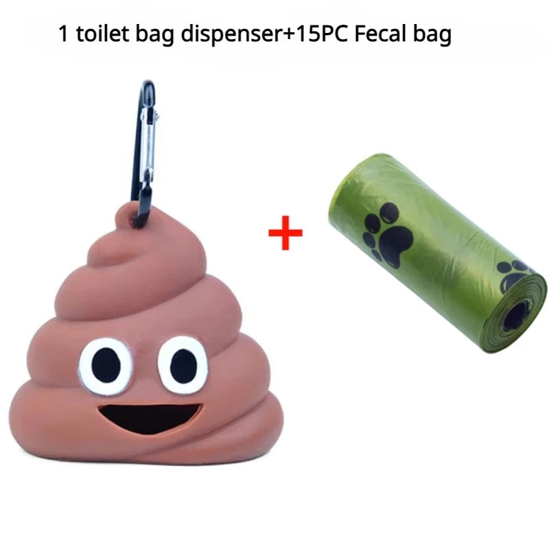 Pet Fecal Bag Dispenser Cat Dog Outdoor Garbage Pocket Hanging Buckle Portable Dung Bags Storage Box Pets Cleaning Products