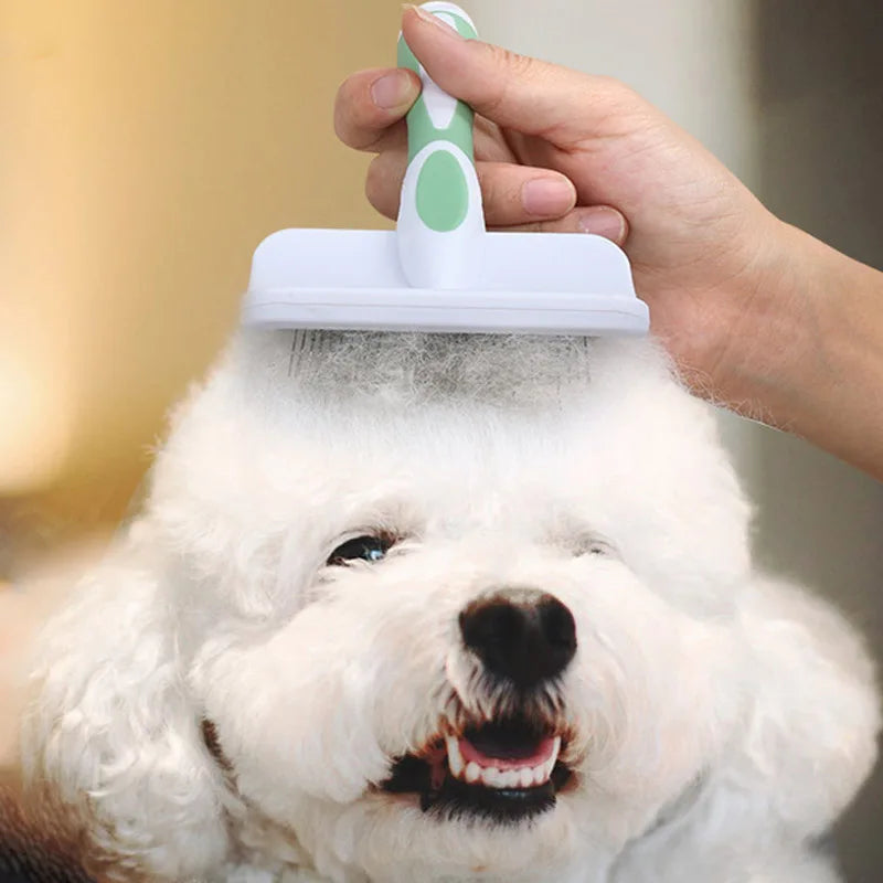 Pet Hair Shedding Comb Dog Cat Brush Grooming Long Hair Indoor Cats Brush Hair Remover Cleaning Beauty Grooming Brushes Supplies