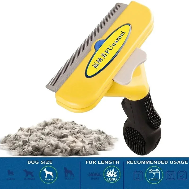 Large Dog Hair Removal Comb Big Dog Brush Pet Grooming Brush Cat Comb Dog Hair Massage Comb Cat Hair Remover Cleaning Grooming