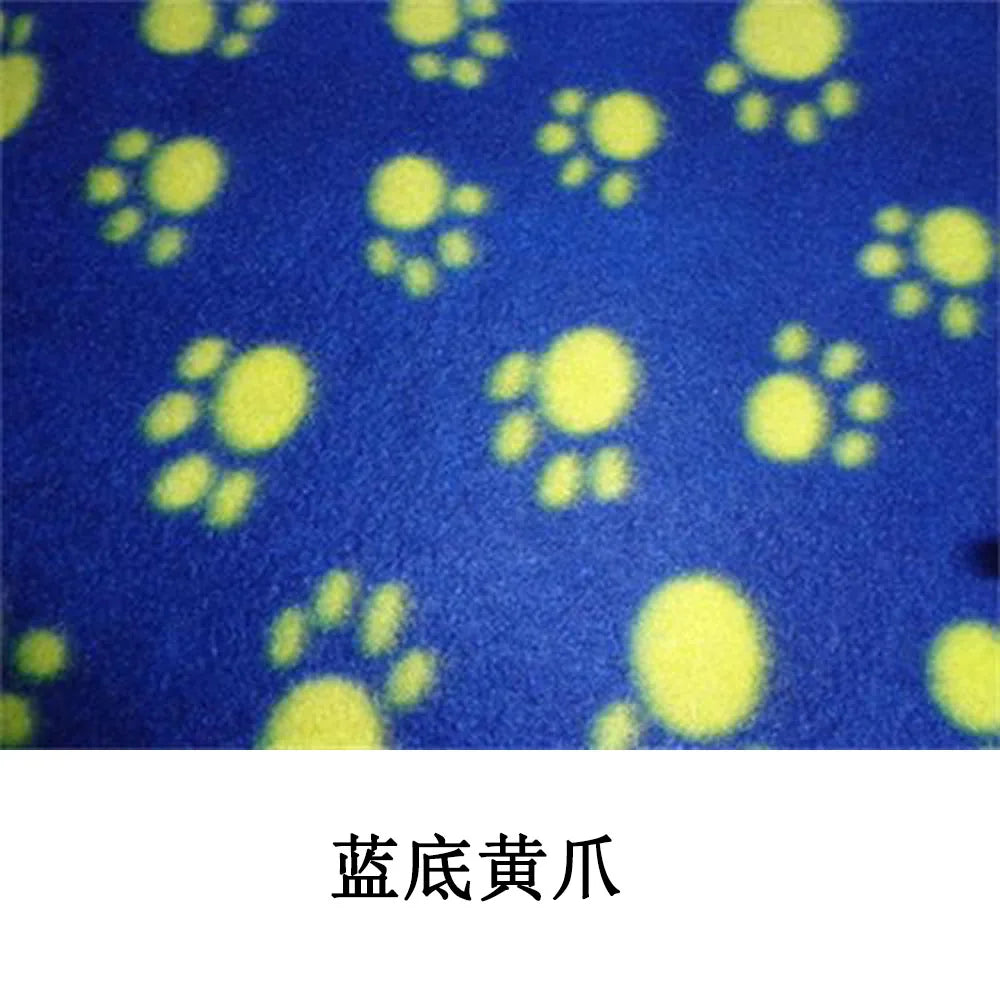 Puppy Blanket Soft Fleece Pet Blanket for Small Medium Large Dogs Cats Kitten Warm Paw Printed Dog Blanket Sleep Mat Bed Covers