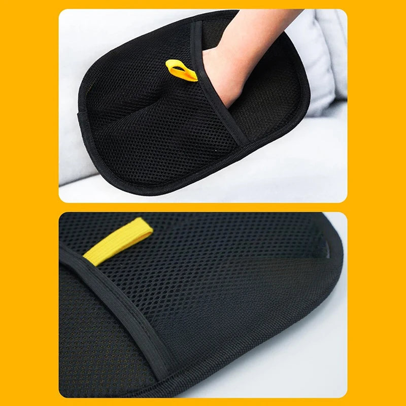 Pet Electrostatic Hair Removal Gloves Dog Cat Hair Removal Brush Gloves Hair Adhesive Gloves Carpet Clothing Hair Cleaning Brush