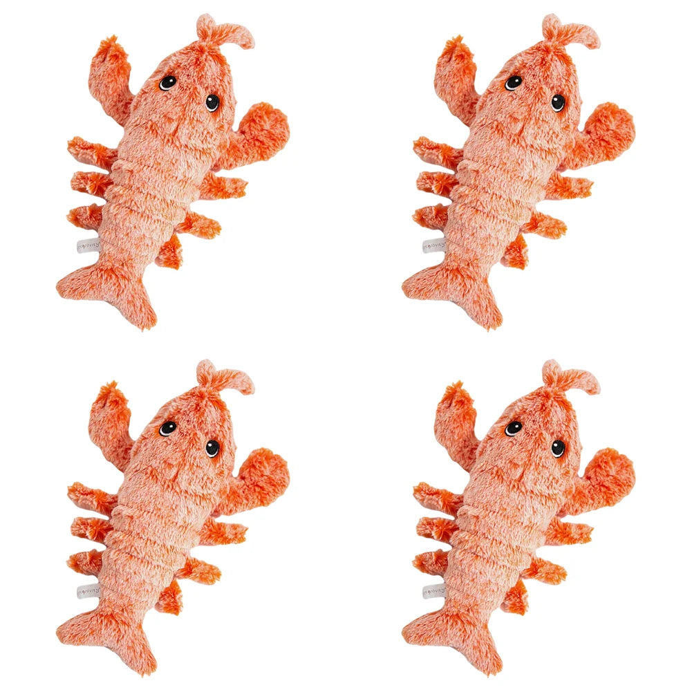 Wiggly Lobster Dog Toy Floppy Lobster Interactive Dog Toy Interactive Dog Toys To Keep Them Busy for Medium Dogs Teething