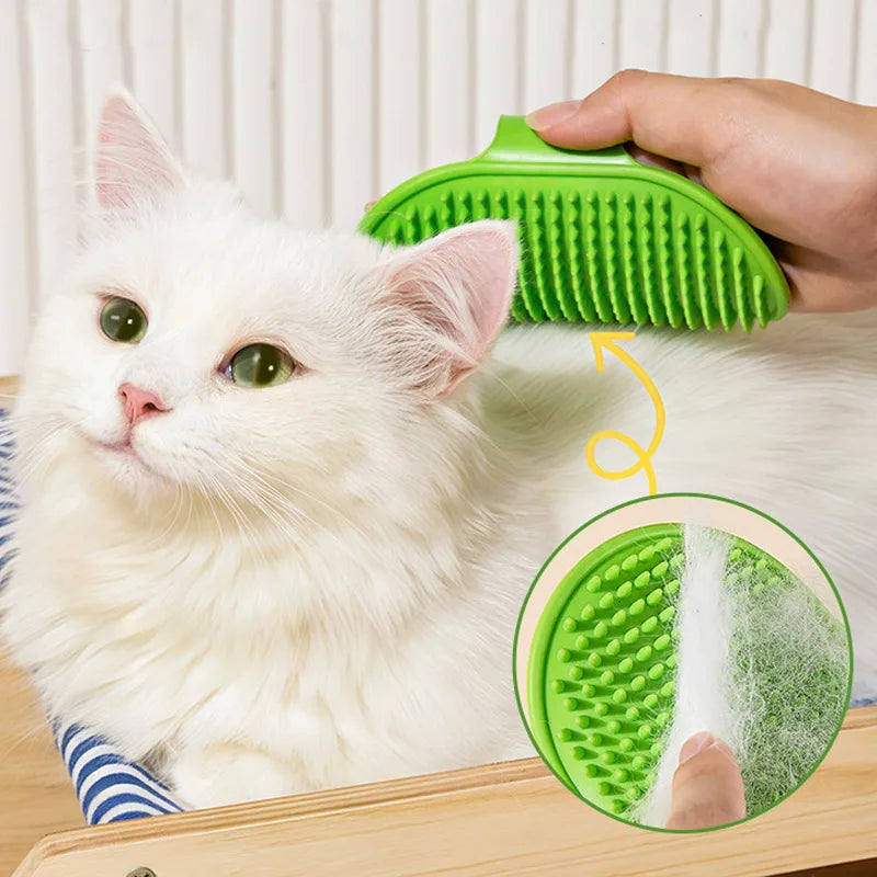 Soft Rubber Dog Brush Comb Cat Bath Brush Glove Hair Fur GroomingMassage Brush Hair Remover Cleaning Tool Cat Scratch Itches Toy