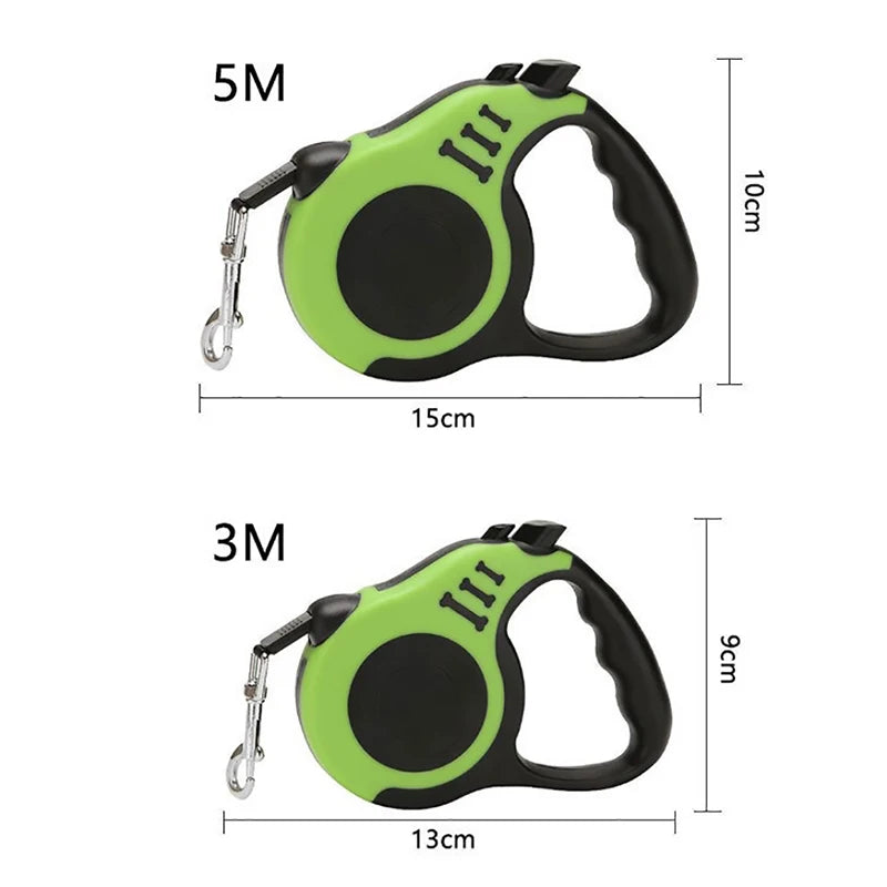 New Leash for Big Dog Retractable Leash 5 Meters Hands Free Small Dog Leash Double Strap for Dogs GXQ12