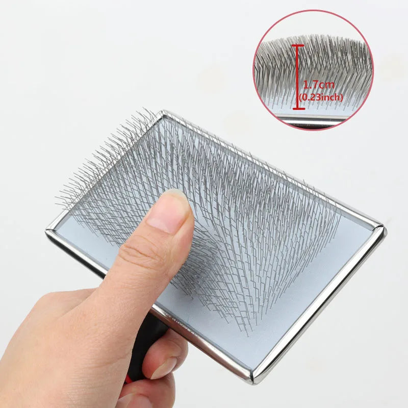 Pet Dog Hair Removal Needle Comb Fur Trimming Brush Grooming Tool Massage Tool Pet Hair Removal Needle Comb Fur Cleaning Brush