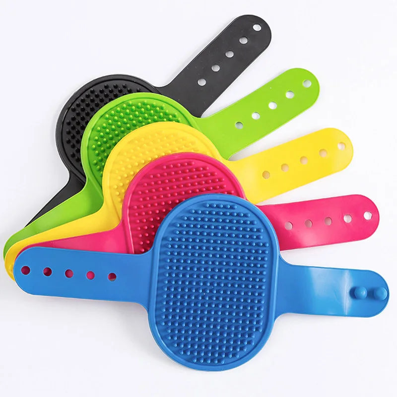 Soft Rubber Dog Brush Comb Cat Bath Brush Glove Hair Fur GroomingMassage Brush Hair Remover Cleaning Tool Cat Scratch Itches Toy