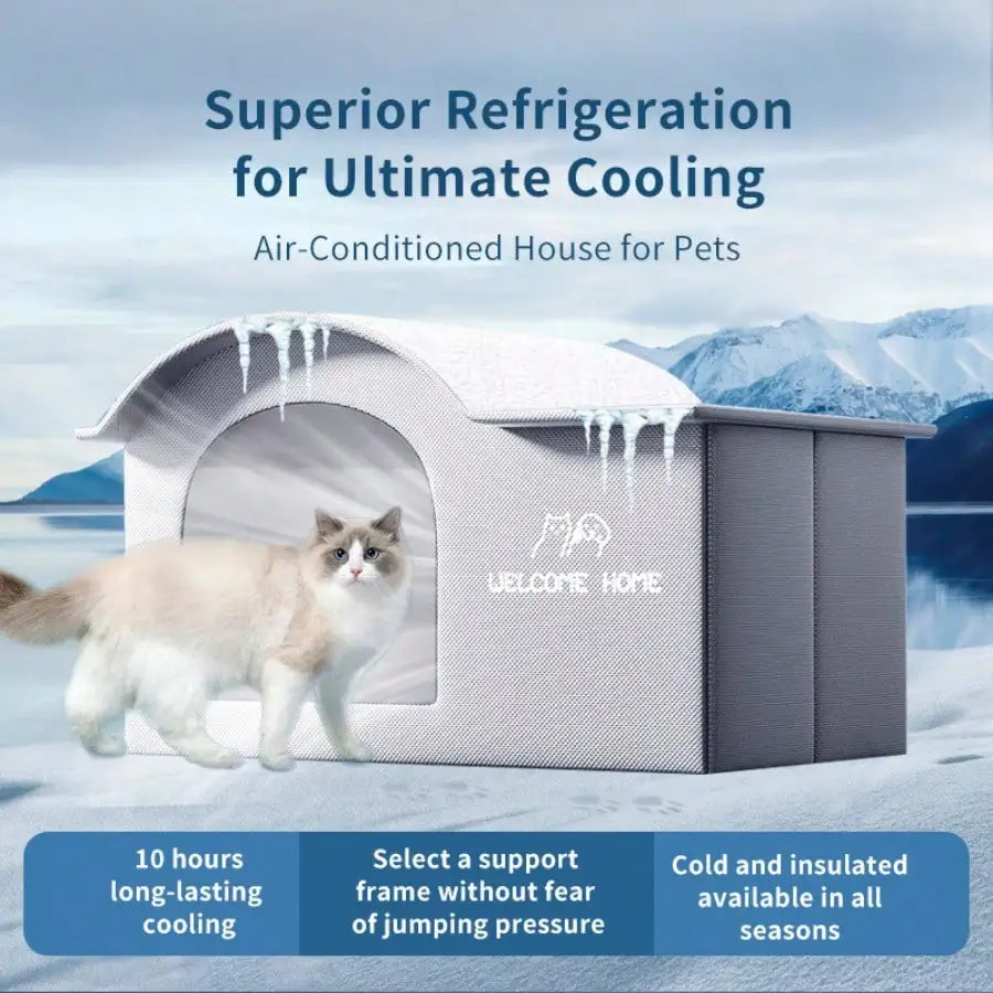 summer small Cat dog Ice House Air Conditioning BED Summer Cooling Tool Nest Dog Dog Four Seasons Pet Ice House