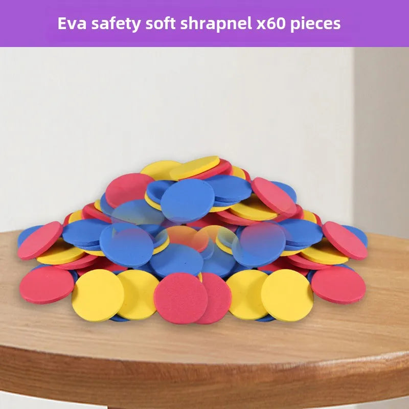 Mini Carrot Flying Disc Launcher Toy, Chew Proof Durable, Catnip Bell Stimulation, Interactive Fetch Game for Dogs Cats, Outdoor