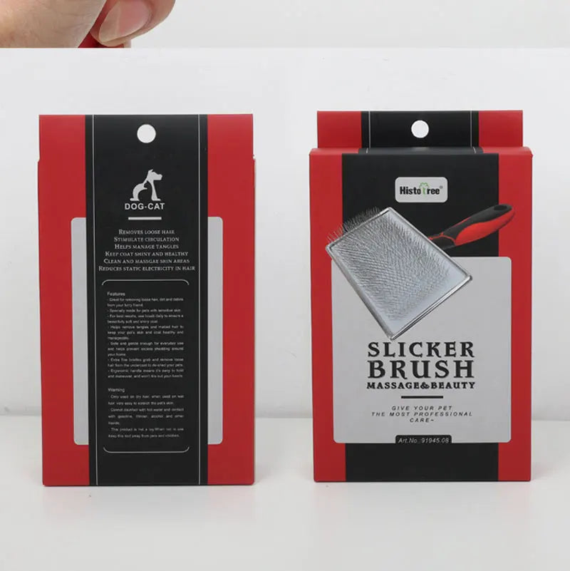 Pet Dog Hair Removal Needle Comb Fur Trimming Brush Grooming Tool Massage Tool Pet Hair Removal Needle Comb Fur Cleaning Brush