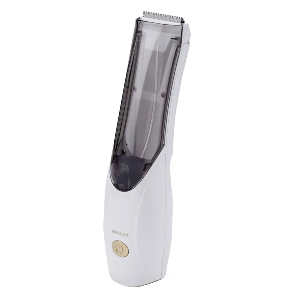 Pet Vacuum Hair Clipper With Suction USB Rechargeable Electric Dog Cat Hair Trimmer Low Noise Pet Hair Remover Grooming Tool