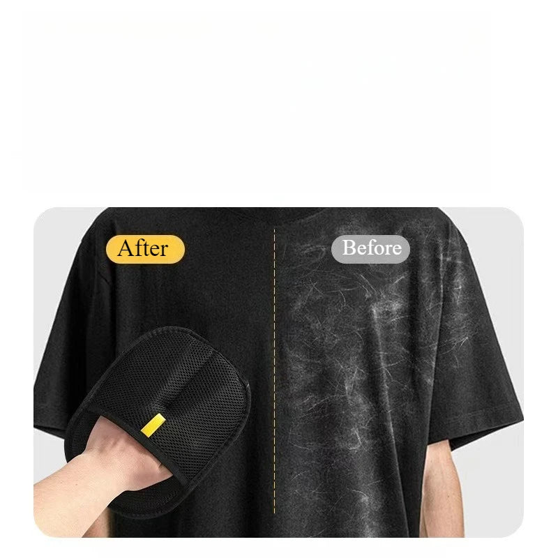 Pet hair removal gloves cat hair cleaner cat petting artifact hair removal brush dog double-sided hair brush