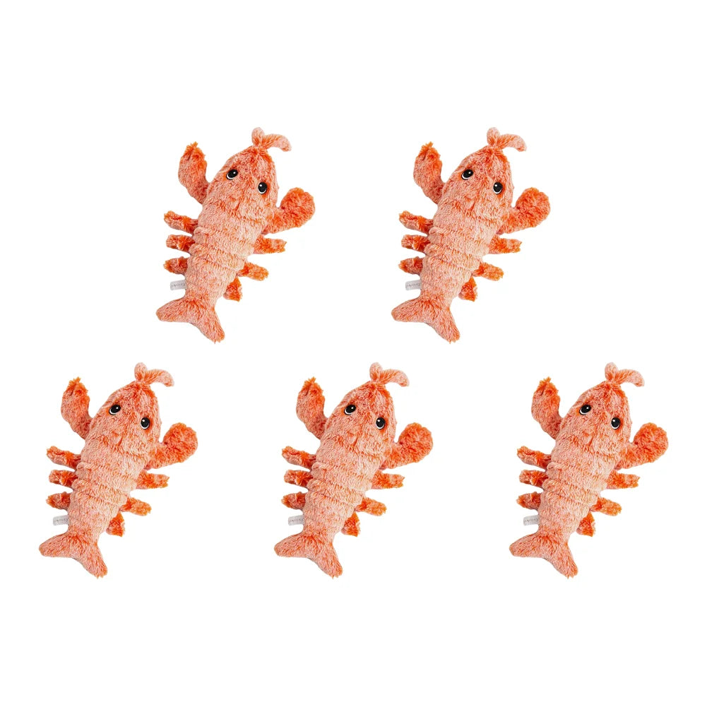 Wiggly Lobster Dog Toy Floppy Lobster Interactive Dog Toy Interactive Dog Toys To Keep Them Busy for Medium Dogs Teething