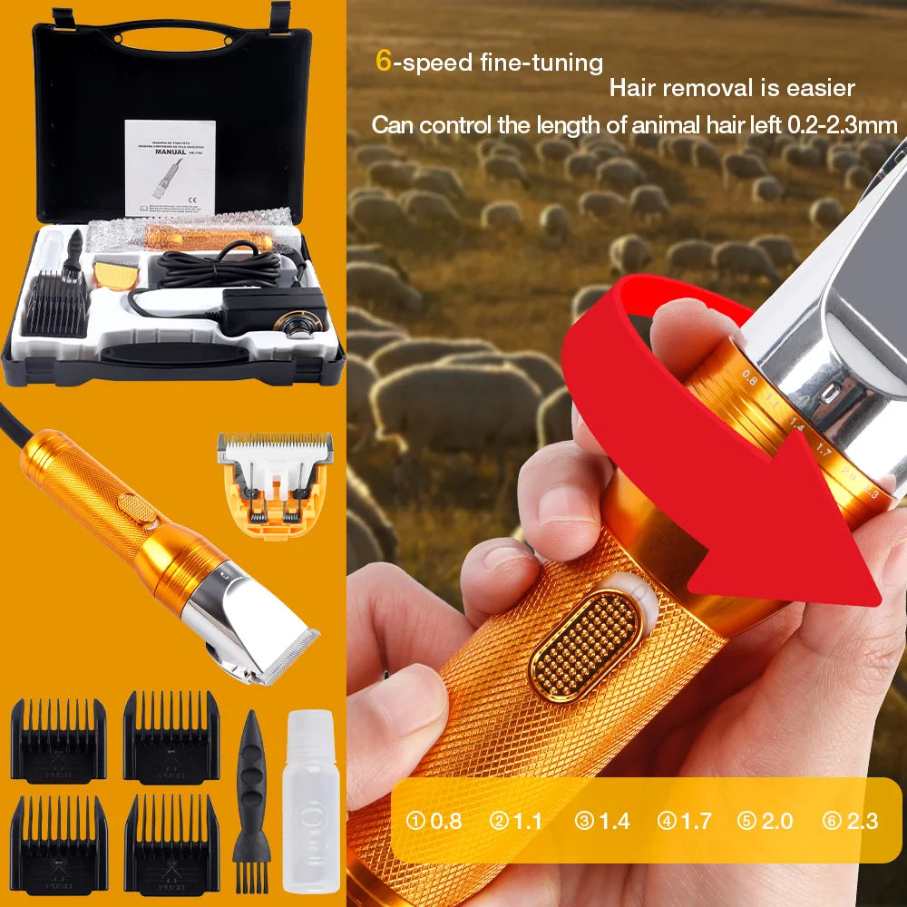 380W Cashmere Goat Shearer 12V Cordless Household Pet (Cat, Dog, Rabbit, Sheep) Hair Trimmer Electric Carpet Tufting Trimmer