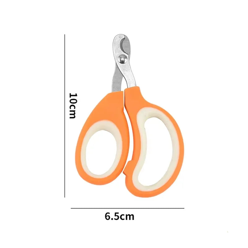 Pet Nail Scissors, Half Moon Nail Scissors, Suitable For Cats And Dogs And Other Small Pet Nail Care, Stainless Steel, Durable