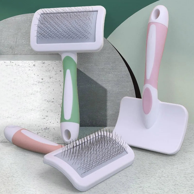 Pet Hair Shedding Comb Dog Cat Brush Grooming Long Hair Indoor Cats Brush Hair Remover Cleaning Beauty Grooming Brushes Supplies