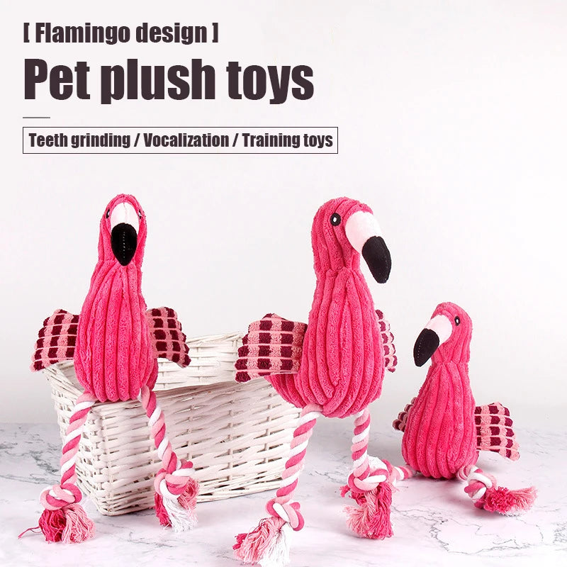 1PC Animal Shape Squeaky Toys Plush Dog Toy Cute Bite Resistant Corduroy Dog Toys for Small Large Dogs Puppy Pet Dog Accessories