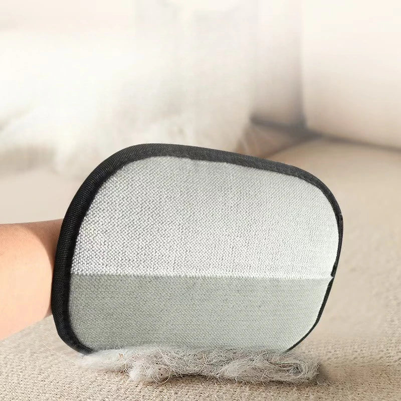 Pet hair removal gloves cat hair cleaner cat petting artifact hair removal brush dog double-sided hair brush