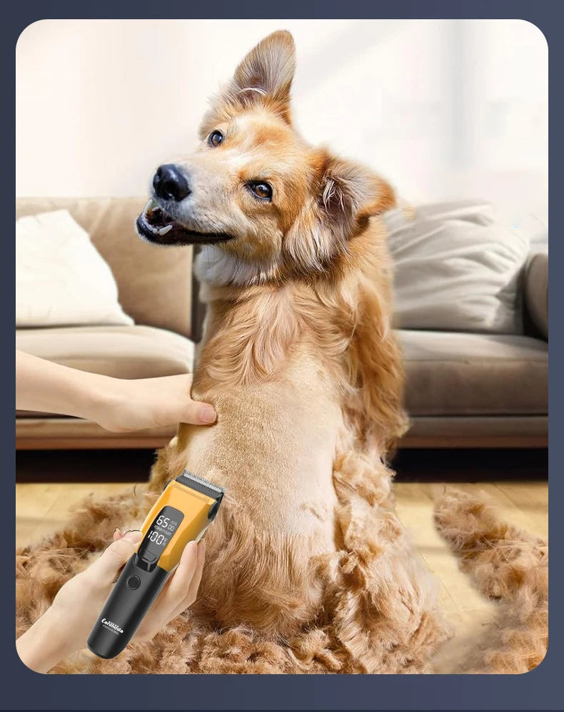 Pet Clipper Professional Dog Hair Trimmer Cat Grooming Shaver Type-C Charged Electric Puppy Cutting Machine for Small Big animal