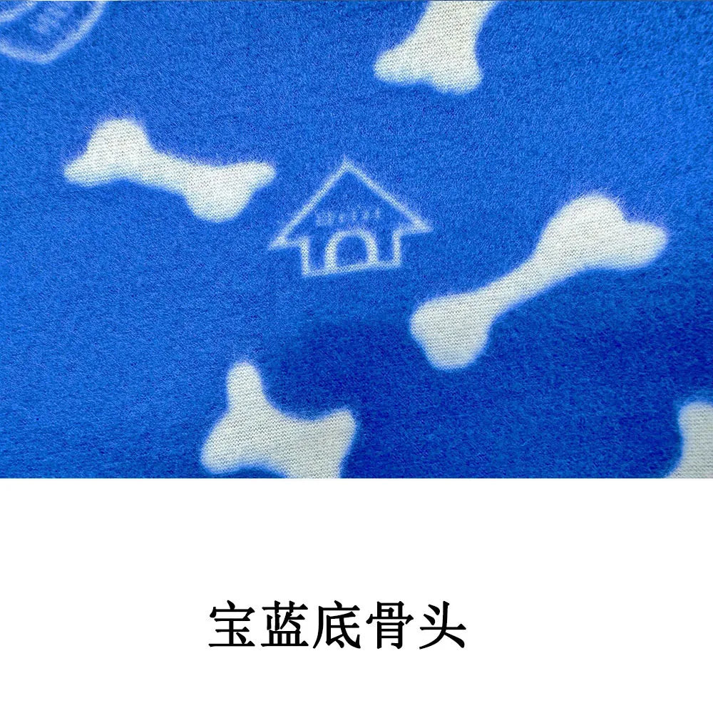 Puppy Blanket Soft Fleece Pet Blanket for Small Medium Large Dogs Cats Kitten Warm Paw Printed Dog Blanket Sleep Mat Bed Covers