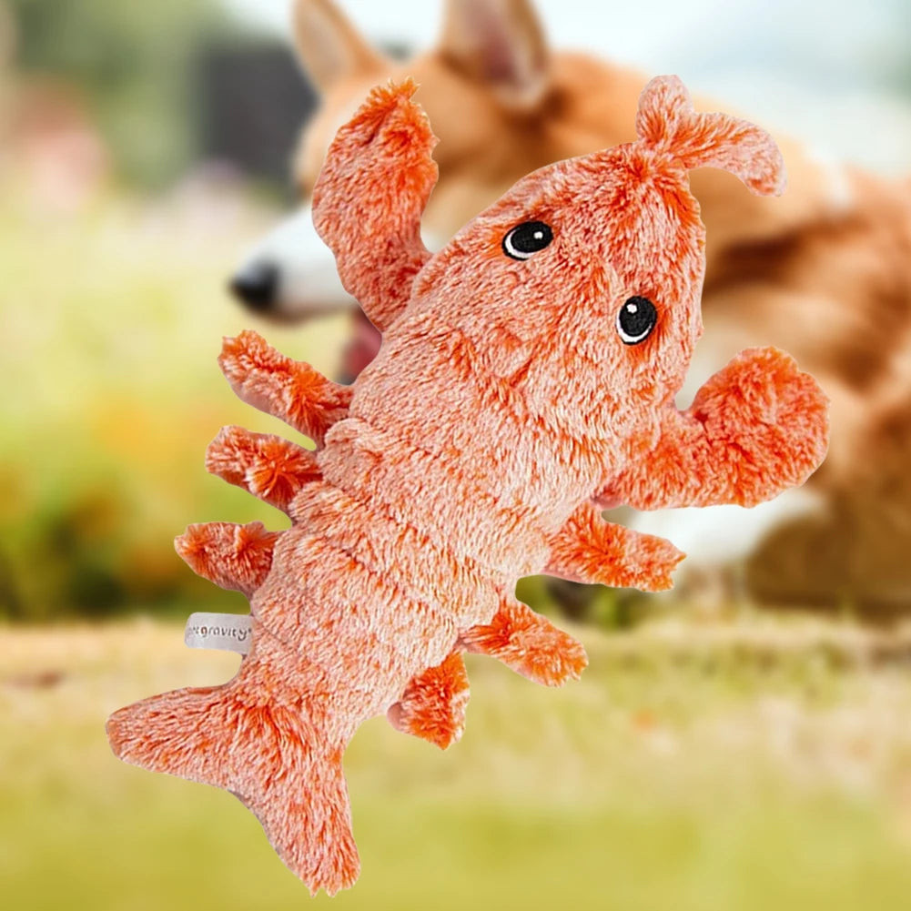 Wiggly Lobster Dog Toy Floppy Lobster Interactive Dog Toy Interactive Dog Toys To Keep Them Busy for Medium Dogs Teething