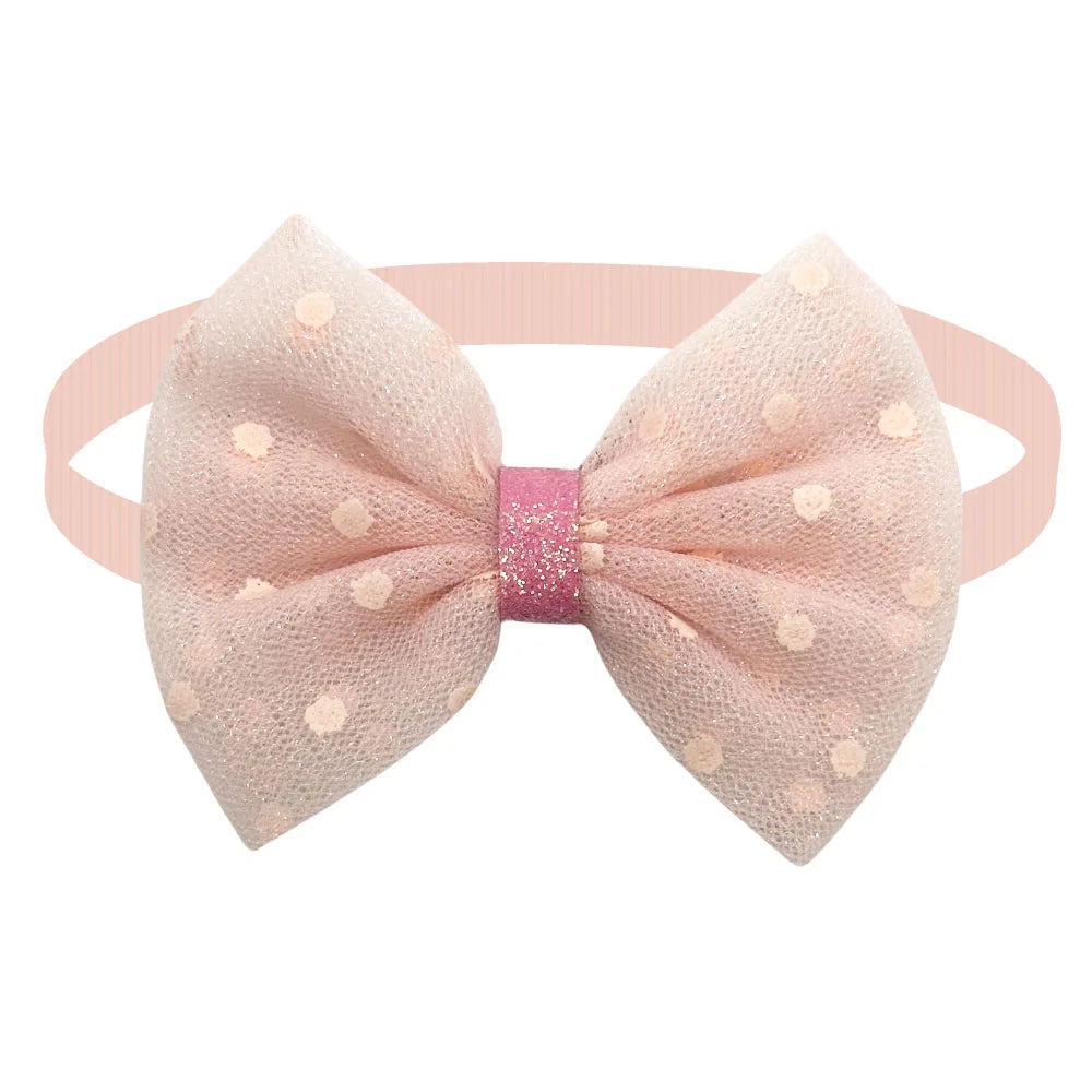 50/100pcs Cute Dot Dog Bowties Pet Supplies Small Dog Cat Bow Ties Collar Dog Grooming Accessories Pet Supplies for Small Dogs
