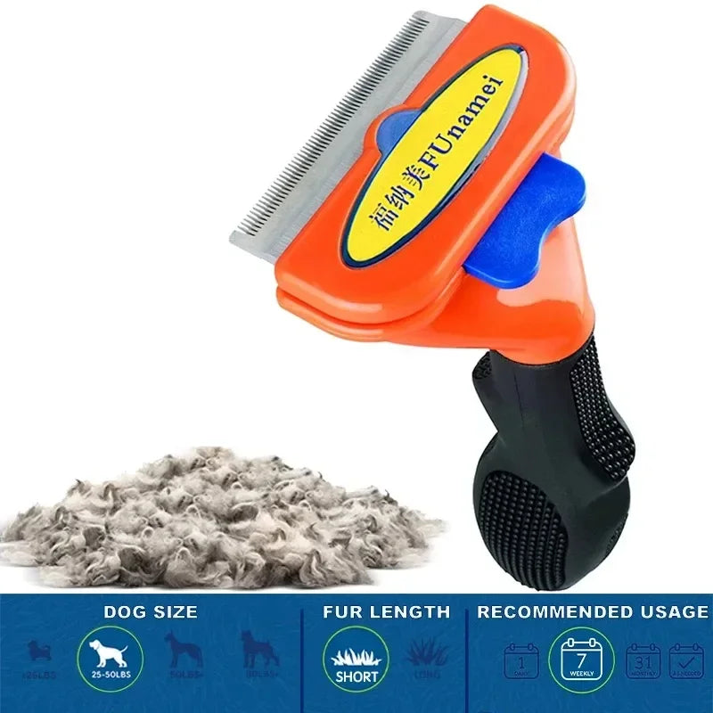 Large Dog Hair Removal Comb Big Dog Brush Pet Grooming Brush Cat Comb Dog Hair Massage Comb Cat Hair Remover Cleaning Grooming