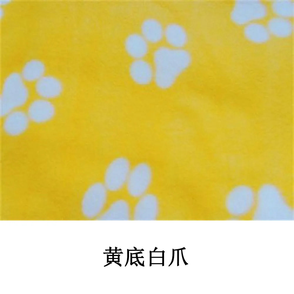 Puppy Blanket Soft Fleece Pet Blanket for Small Medium Large Dogs Cats Kitten Warm Paw Printed Dog Blanket Sleep Mat Bed Covers