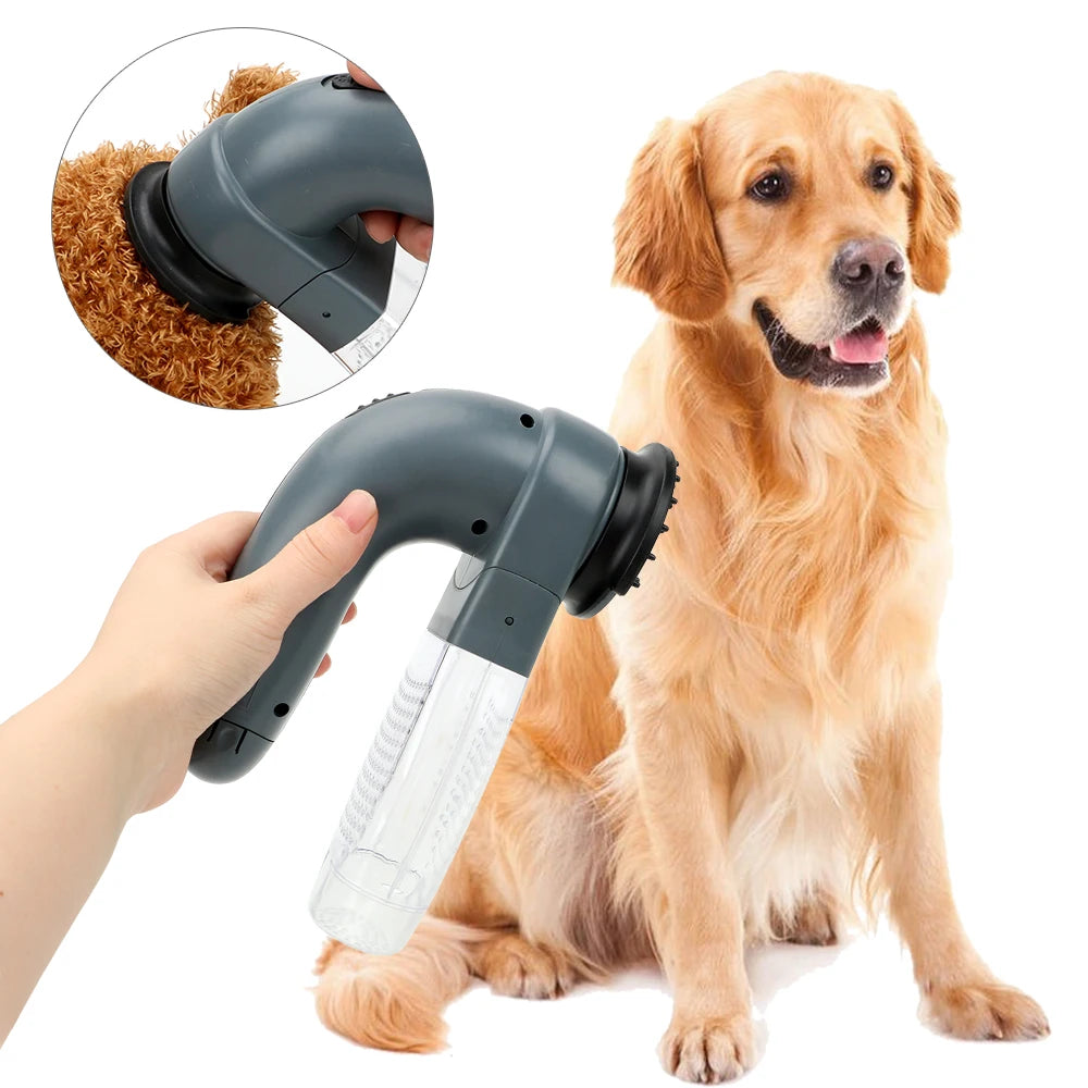 Cat Dog Animals Hair Comb Electric Suction Device Pet Grooming Cat Dog Deshedding Clipper Strong Suction Vacuum Fur Cleaner