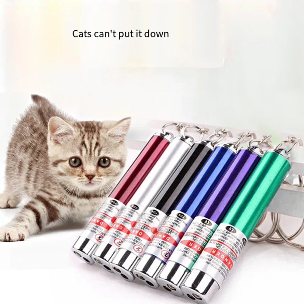 Teasing Cat Laser Pointer, Cat Laser Toy, Pet Training Chase Interactive Toy, Suitable for Kitten Cat and Dog Chase Game
