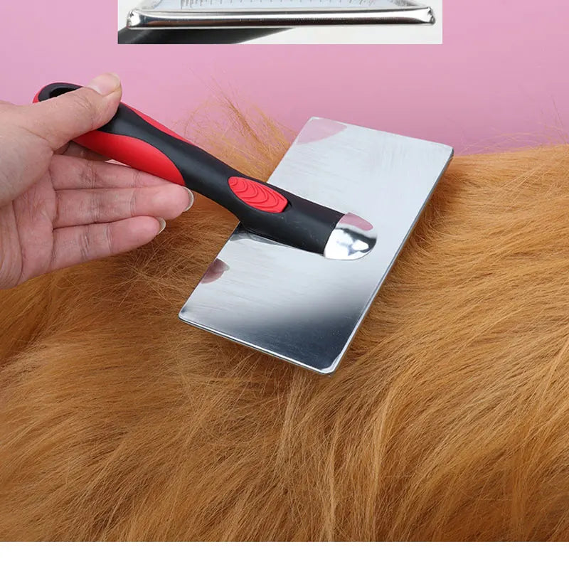 Pet Dog Hair Removal Needle Comb Fur Trimming Brush Grooming Tool Massage Tool Pet Hair Removal Needle Comb Fur Cleaning Brush