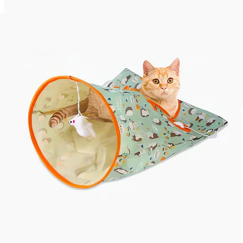 Madden Teasing Cat Sticks Cat Toys To Relieve Boredom Cat Drills Bags To Make Noise Paper Cat Tunnels Cats Pet Supplies Cat tail