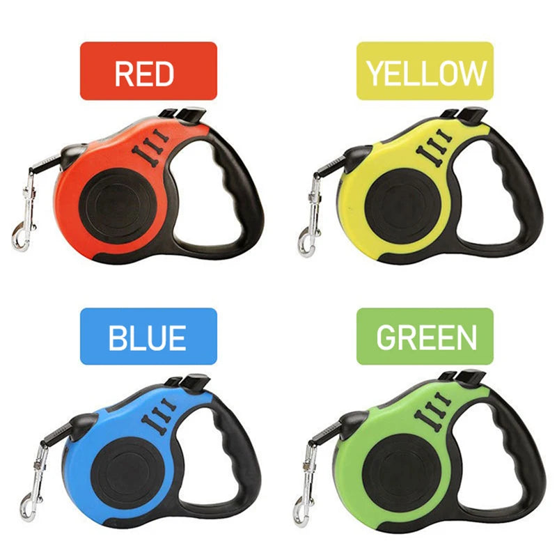 New Leash for Big Dog Retractable Leash 5 Meters Hands Free Small Dog Leash Double Strap for Dogs GXQ12