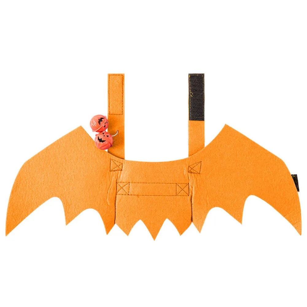 Creativity Halloween Pet Bat Wings Costume Multi Color With Bell Cat Transformation Clothes Gifts Puppy Cosplay Outfit
