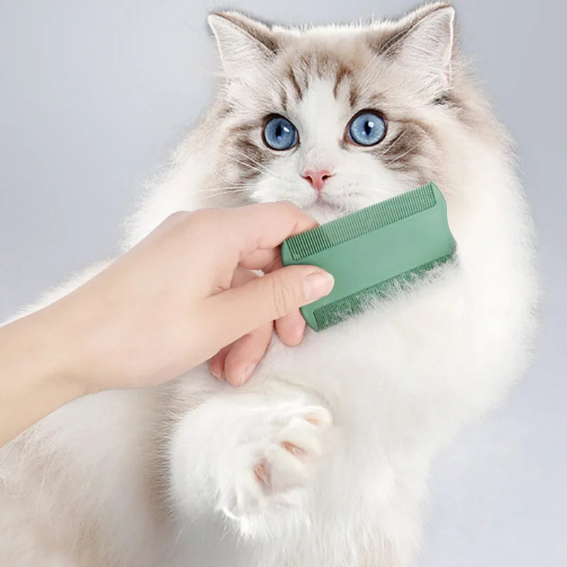 Pet Flea Comb Double Sided Head Lice Comb Fine Tooth Head Lice Flea Remove Hair Combs Dandruff Brush Pet Hair Cleaning Supplies