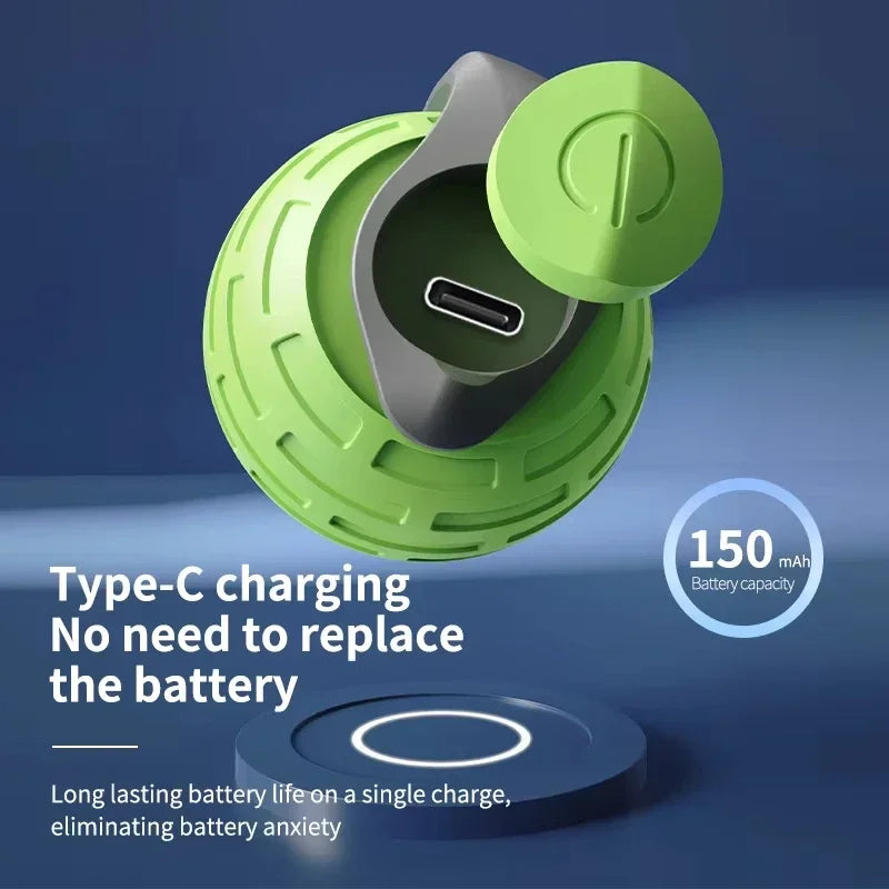 Cat Interactive Ball Rechargeable Smart Pet Electric Toy 3 Mode Automatic Rolling Ball Simulated Tail Dog Cat Training Teaser