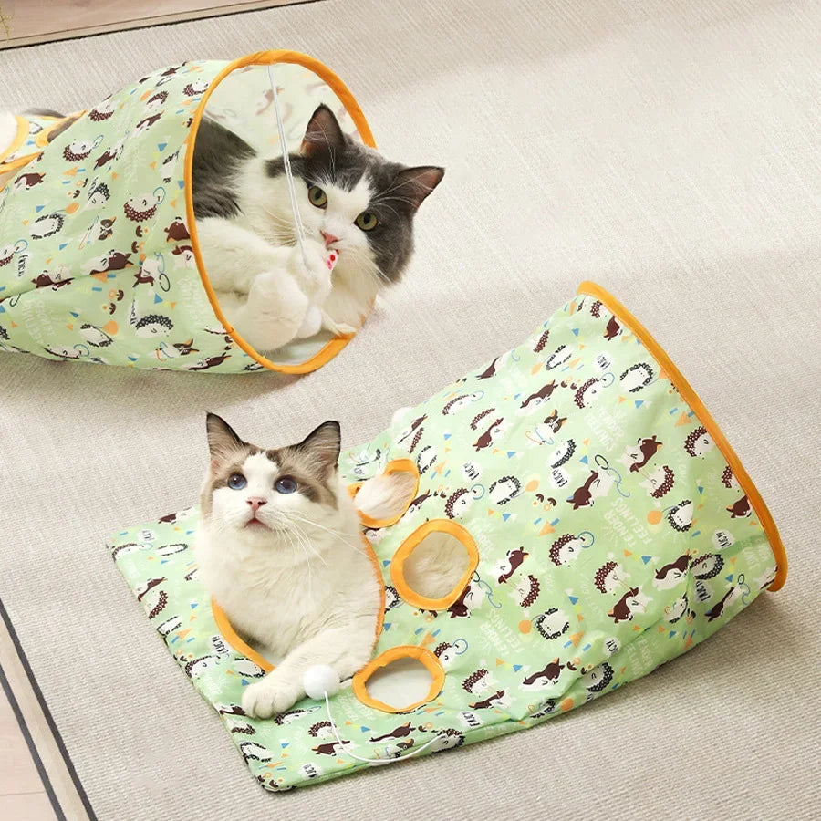 Madden Teasing Cat Sticks Cat Toys To Relieve Boredom Cat Drills Bags To Make Noise Paper Cat Tunnels Cats Pet Supplies Cat tail