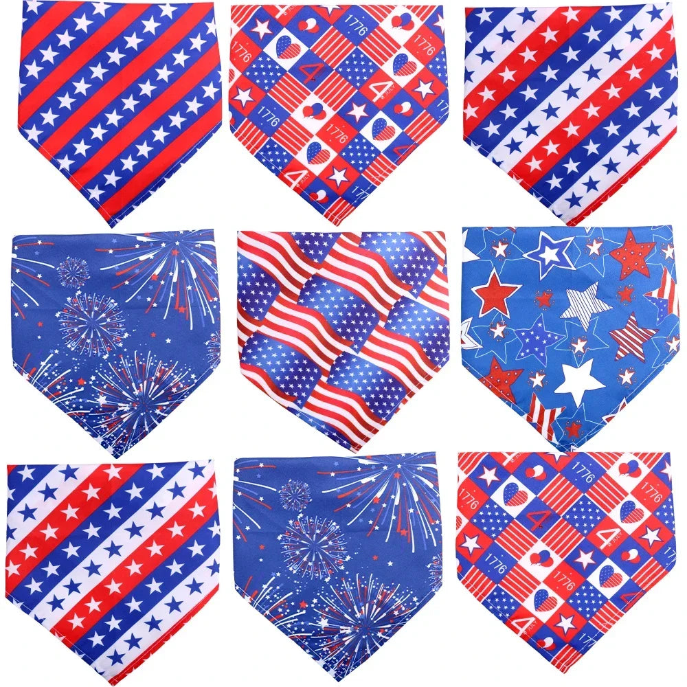 60pcs Dog Bandanas Bulk Wholesale Spring Summer Animals Supplies Dog Items Pet Supplies Pets Free Shipping Big Dog Accessories